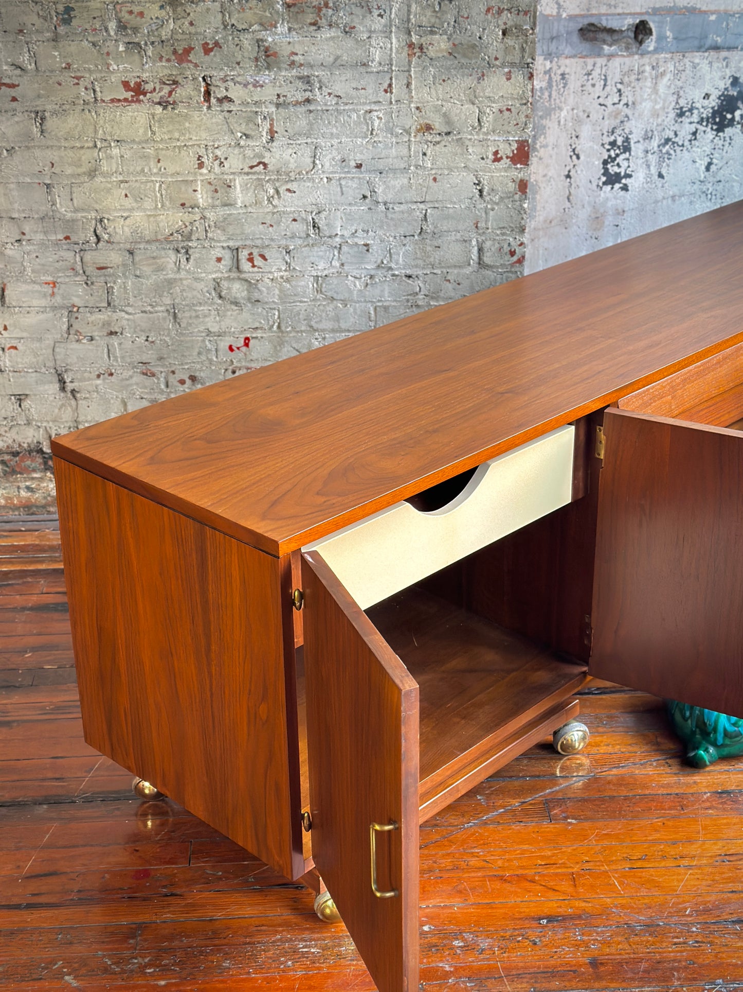 Restored American of Martinsville Dania Credenza on Casters