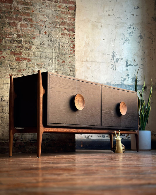 Black and Walnut Sideboard No. 1 by Kirby Furniture