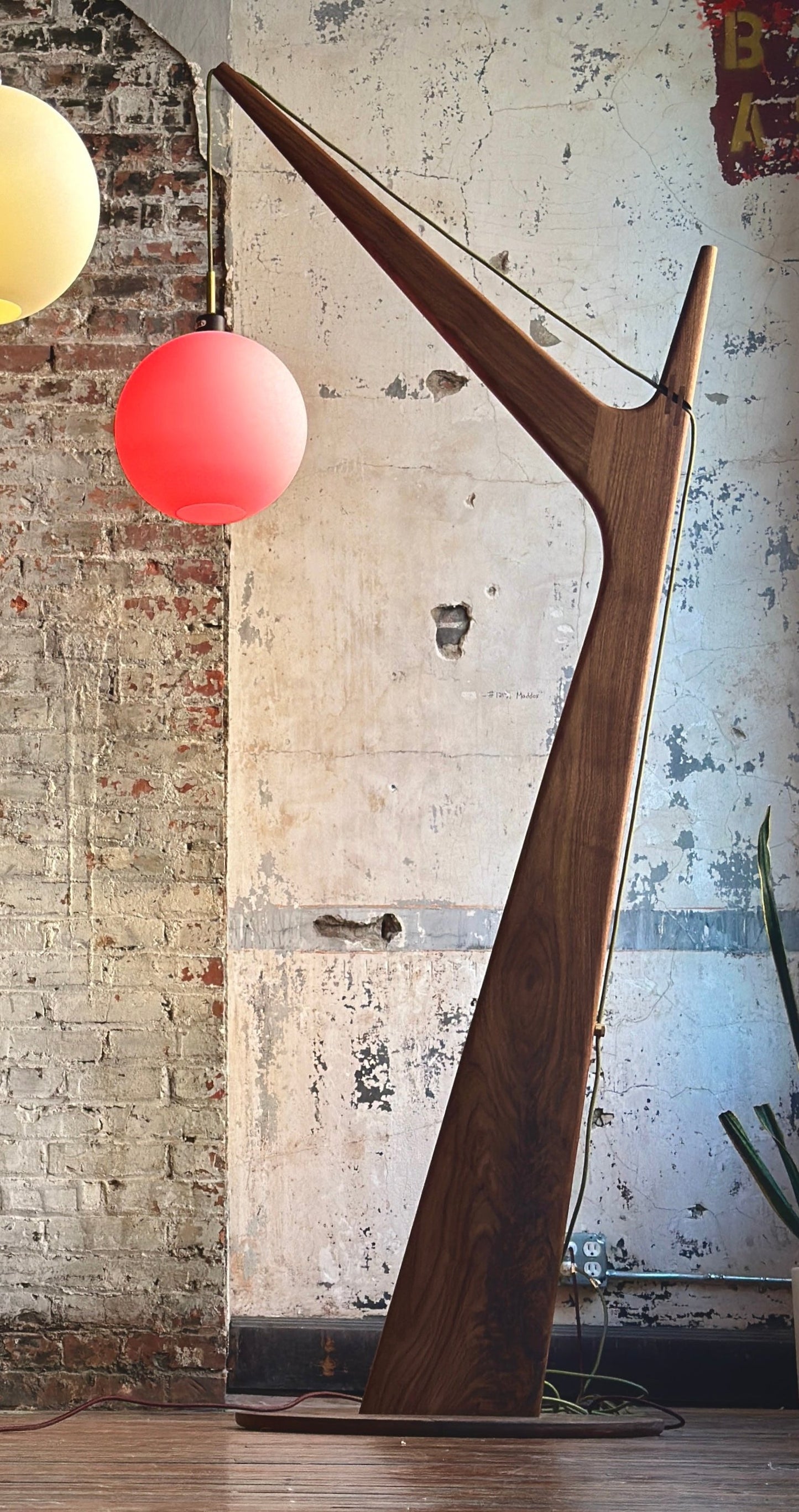 Kirby Furniture Floor Lamp No. 1 - Walnut