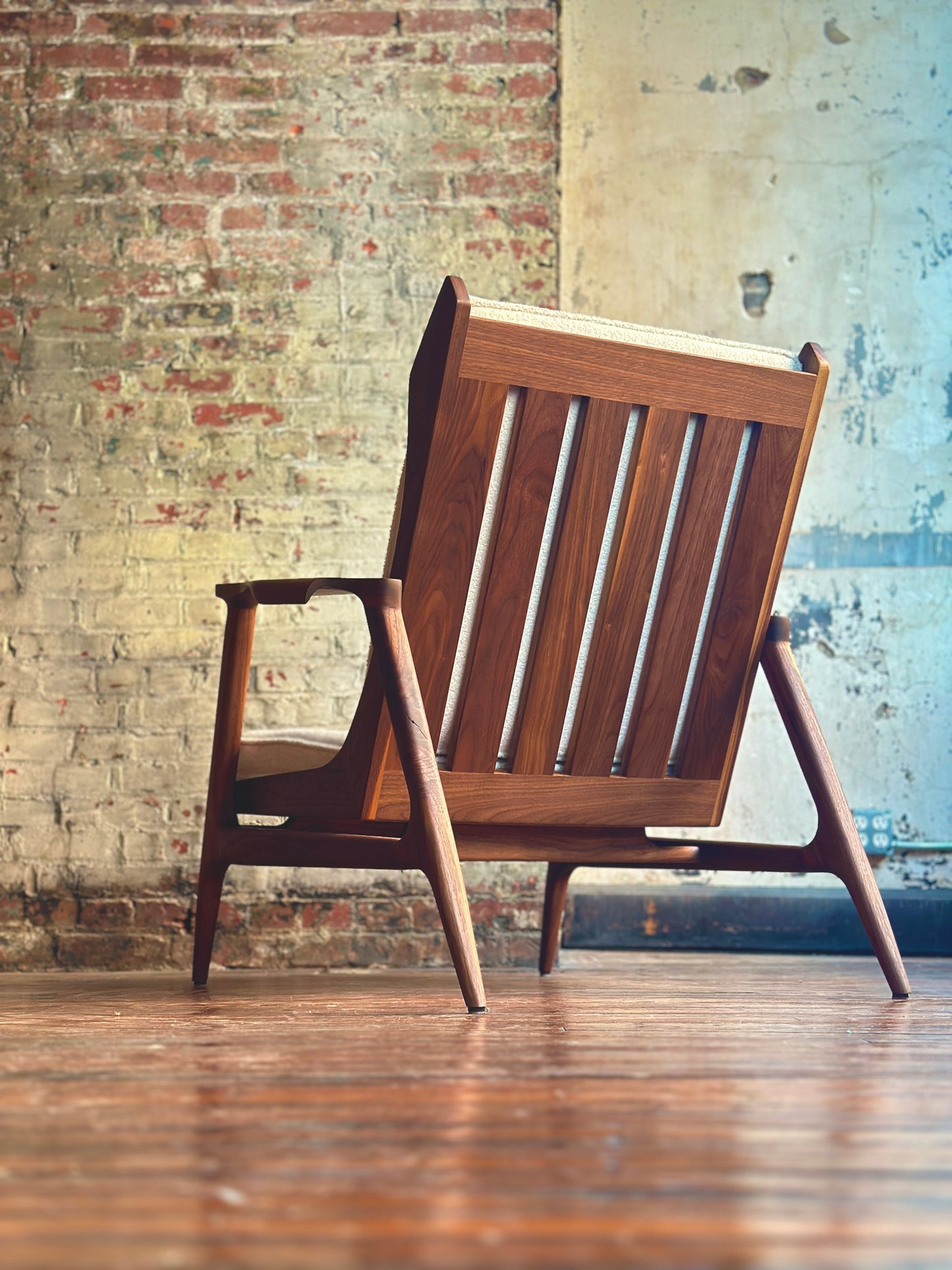 Chair No. 1 and Ottoman by Kirby Furniture