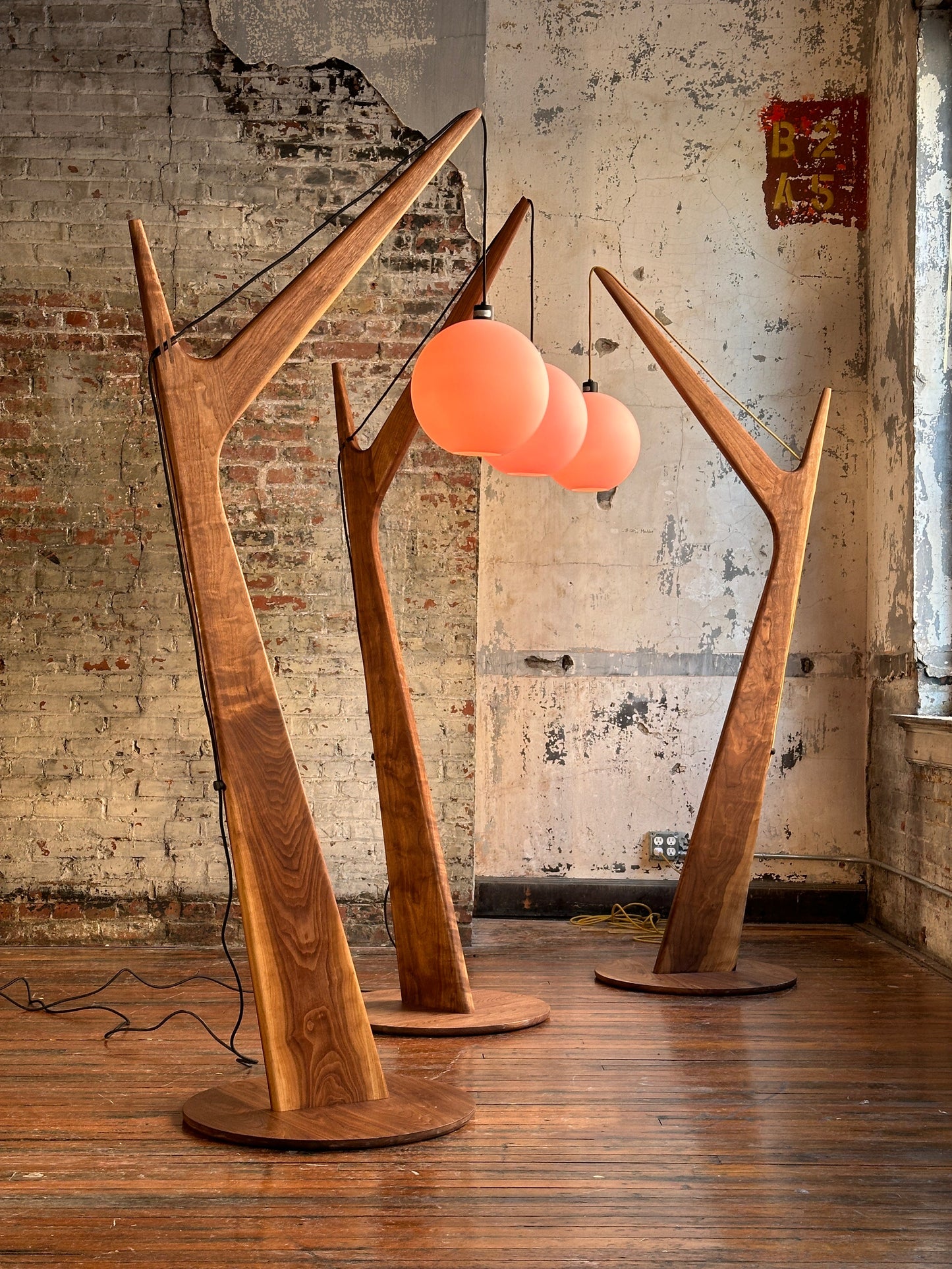 Kirby Furniture Floor Lamp No. 1 - Walnut